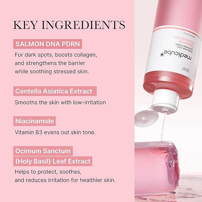 PDRN Pink Cica Soothing Toner(250ml) Medicube