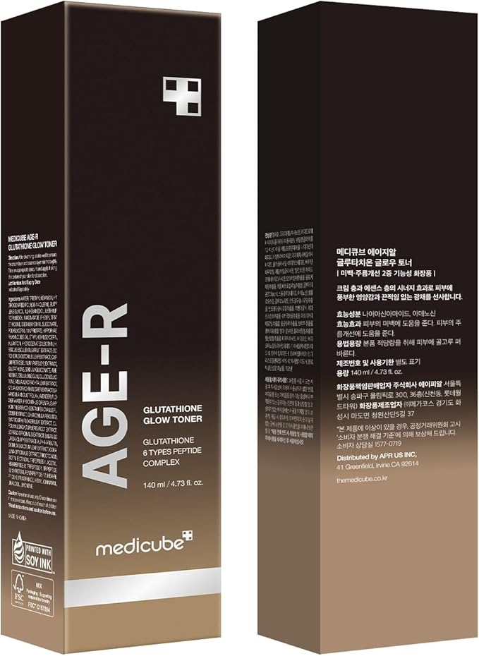 Age-R Glutathione Glow Toner(140ml) Medicube