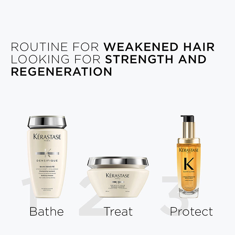 Densifique Shampoo For Thinning Hair, With Hyaluronic Acid, Adds Volume(250ml) Kerastase