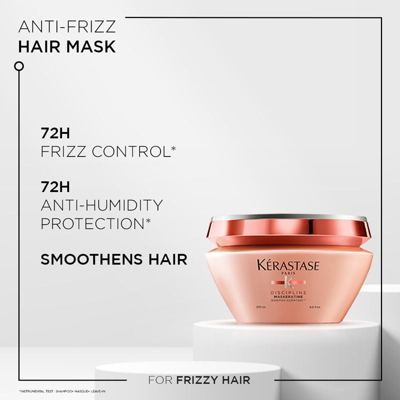 Discipline Maskeratine Mask For Frizzy Hair, With Morpho-Keratine(200ml) Kerastase