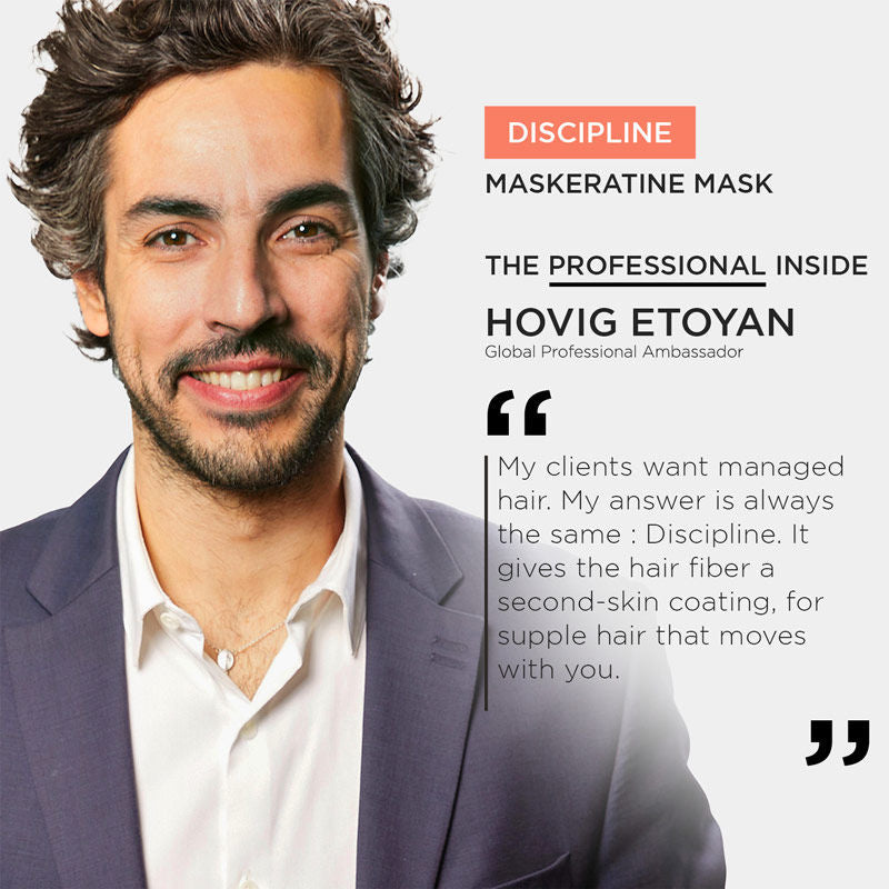 Discipline Maskeratine Mask For Frizzy Hair, With Morpho-Keratine(200ml) Kerastase
