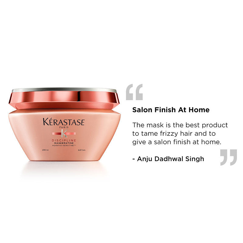 Discipline Maskeratine Mask For Frizzy Hair, With Morpho-Keratine(200ml) Kerastase