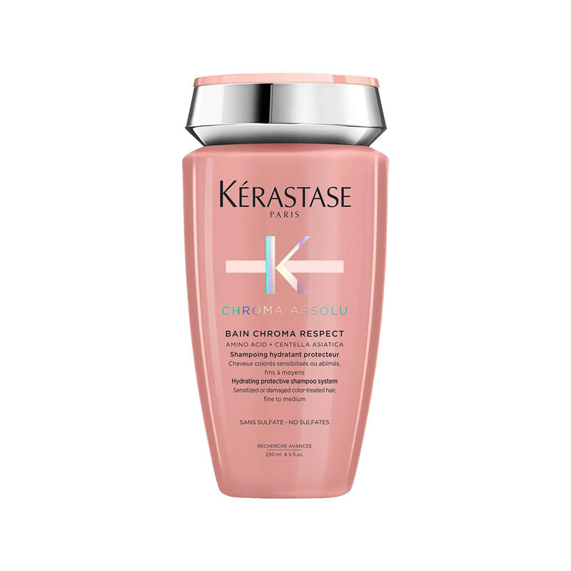 Chroma Absolu Bain Respect Shampoo For Colour Treated Fine Hair, Sulphate-Free(250ml) Kerastase