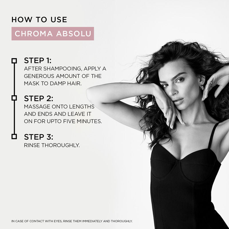 Chroma Absolu Masque Chroma Filler Hair Mask For Color Protection & Nourishment, With Amino Acid(200ml) Kerastase