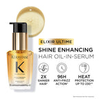 Elixir Ultime Hair Oi-In-Serum For All Hair Types, 2x Shinier Hair(30ml) Kerastase