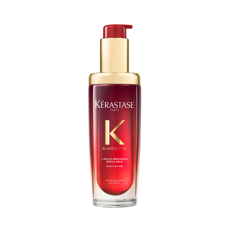 Elixir Ultime Hair Oil-In-Serum Valentine's Edition 2X Shinier Hair 96H Anti-Frizz Action(75ml) Kerastase