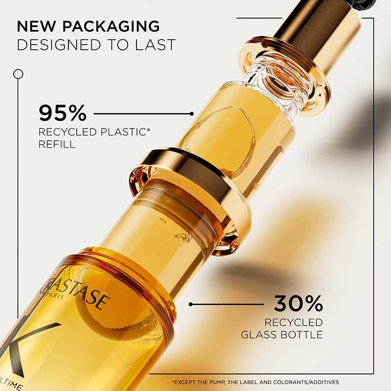 Elixir Ultime Hair Oil-In-Serum Valentine's Edition 2X Shinier Hair 96H Anti-Frizz Action(75ml) Kerastase