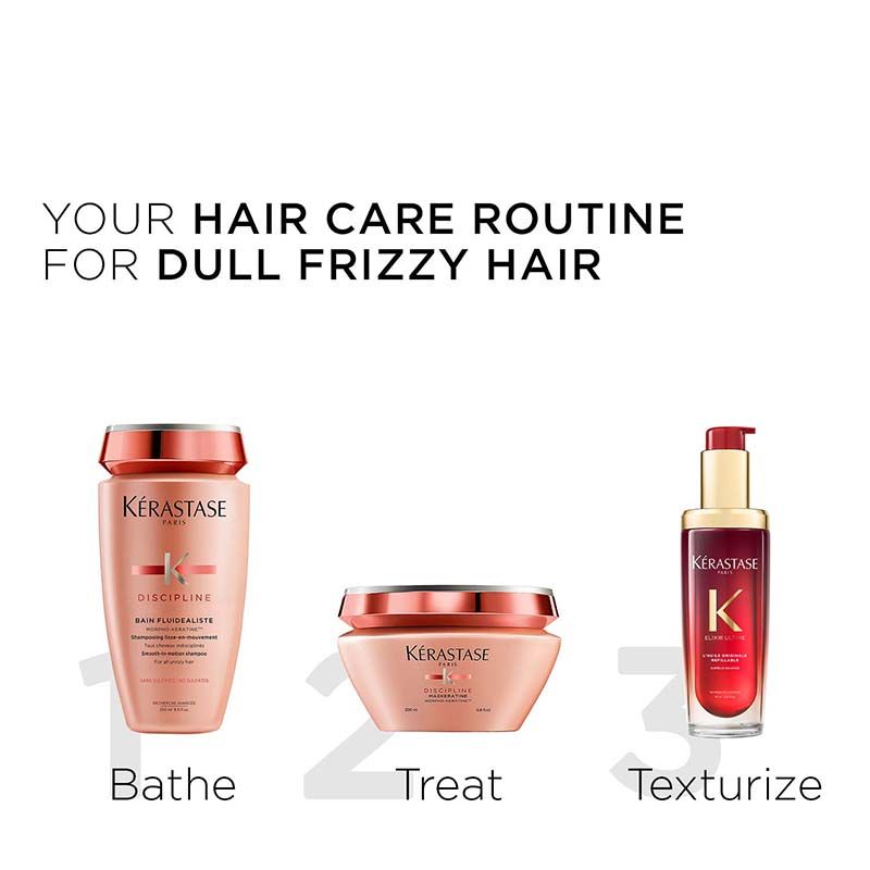 Elixir Ultime Hair Oil-In-Serum Valentine's Edition 2X Shinier Hair 96H Anti-Frizz Action(75ml) Kerastase