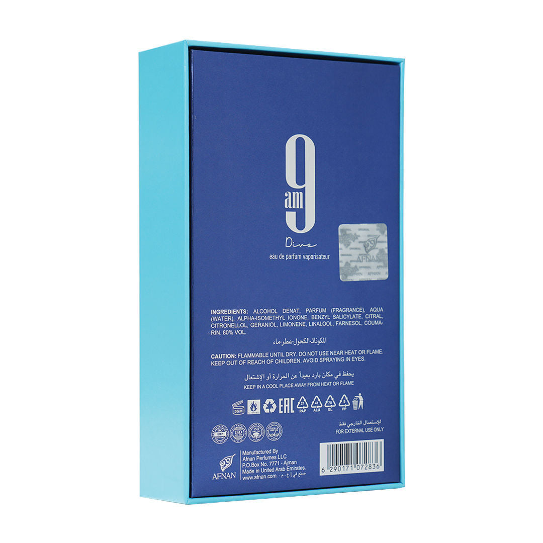 9 Am Dive Unisex Eau De Parfum(100ml) Afnan