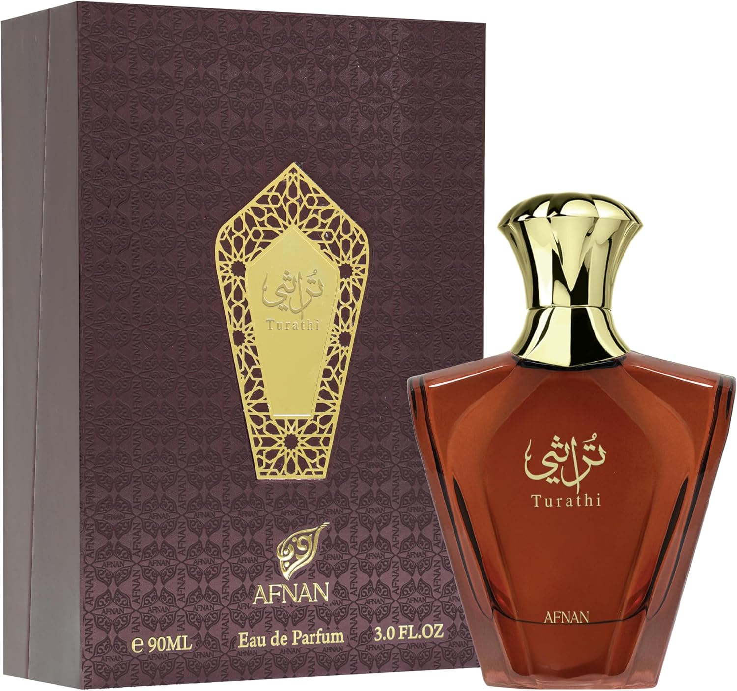 Turathi Brown Eau De Parfum For Men(90ml) Afnan