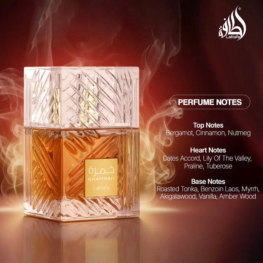 Khamrah Long Lasting Unisex Eau De Parfum (100ml) Lattafa