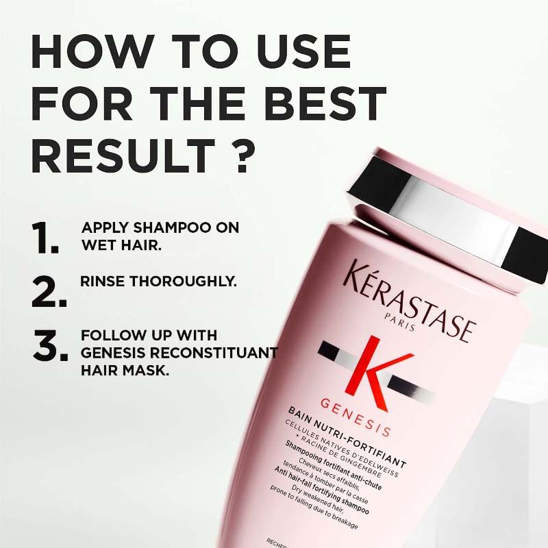 Genesis Nutri-Fortifiant Anti-Hair Fall Shampoo For Normal To Dry Hair(250ml) Kerastase