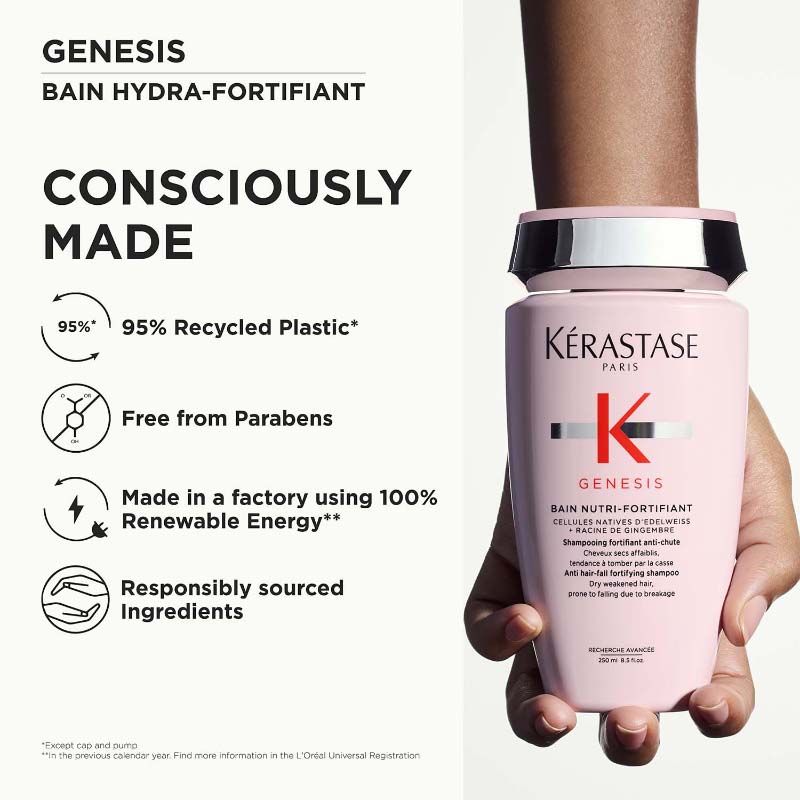 Genesis Nutri-Fortifiant Anti-Hair Fall Shampoo For Normal To Dry Hair(250ml) Kerastase