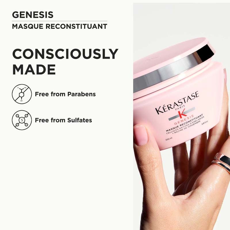 Genesis Hair Mask For Medium To Thick Hair, Adds Strength & Reduces Hair Breakage(200ml) Kerastase