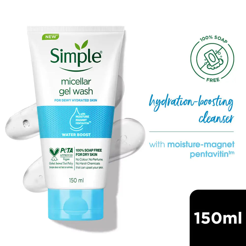 Water Boost Micellar Facial Wash (150ml) Simple