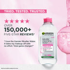 Garnier Micellar Cleansing Water For Sensitive Skin Gentle Cleanser & Make Up Remover (400ml) GARNIER