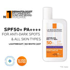 Anthelios UVMUNE400 Anti-Dark Spot Fluid SPF50+ Sunscreen with Melasyl for pigmented skin La Roche-Posay