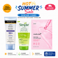 Hot Summer Skincare Combo – Neutrogena Sunscreen + Simple Face Wash + Medicube Mask Sheet My Brand Hub