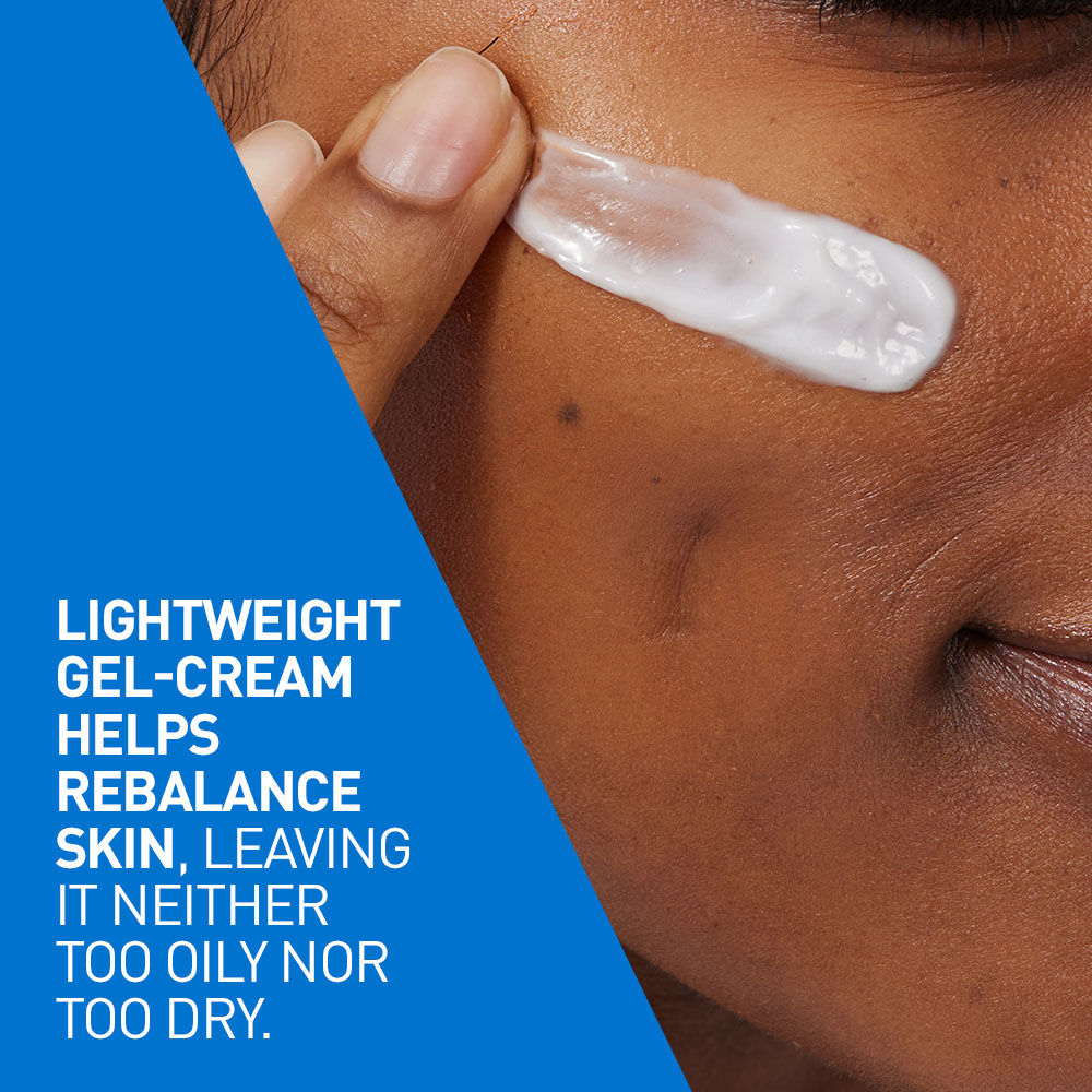 Oil Control Gel-Cream Lightweight Moisturizer For Oily & Combination Skin With Shine Control(52ml) CeraVe