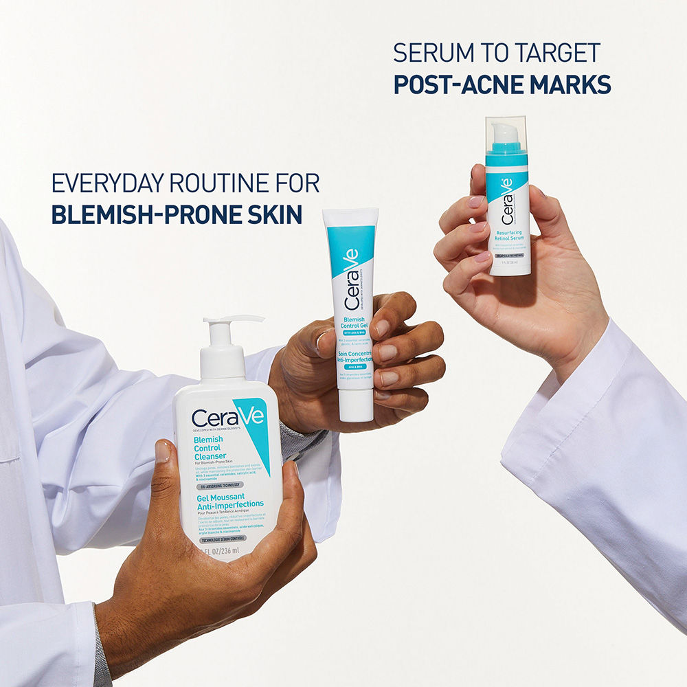 Blemish Control Gel with 2% Salicylic Acid, AHA & Niacinamide for Acne Spot Treatment(40ml) CeraVe