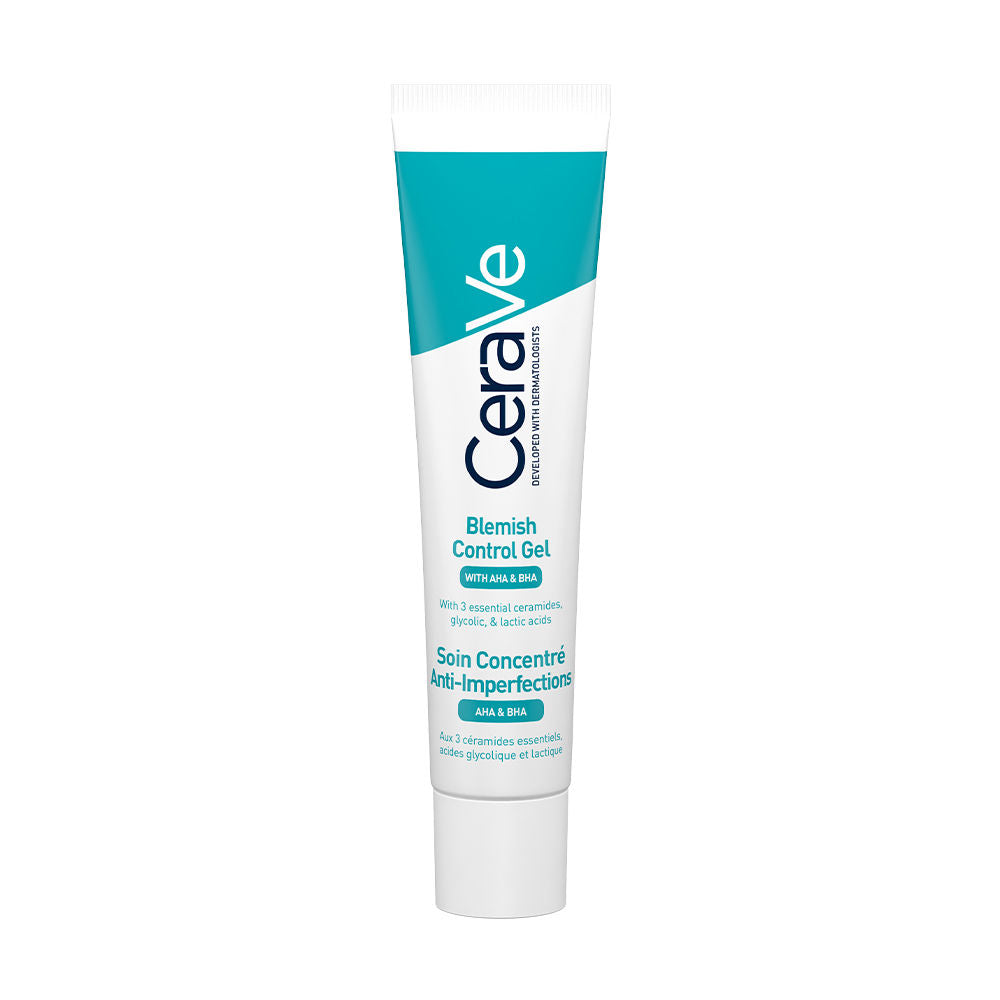 Blemish Control Gel with 2% Salicylic Acid, AHA & Niacinamide for Acne Spot Treatment(40ml) CeraVe