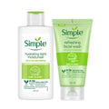 Kind To Skin Refreshing Facial Wash + Hydrating Light Moisturiser Simple