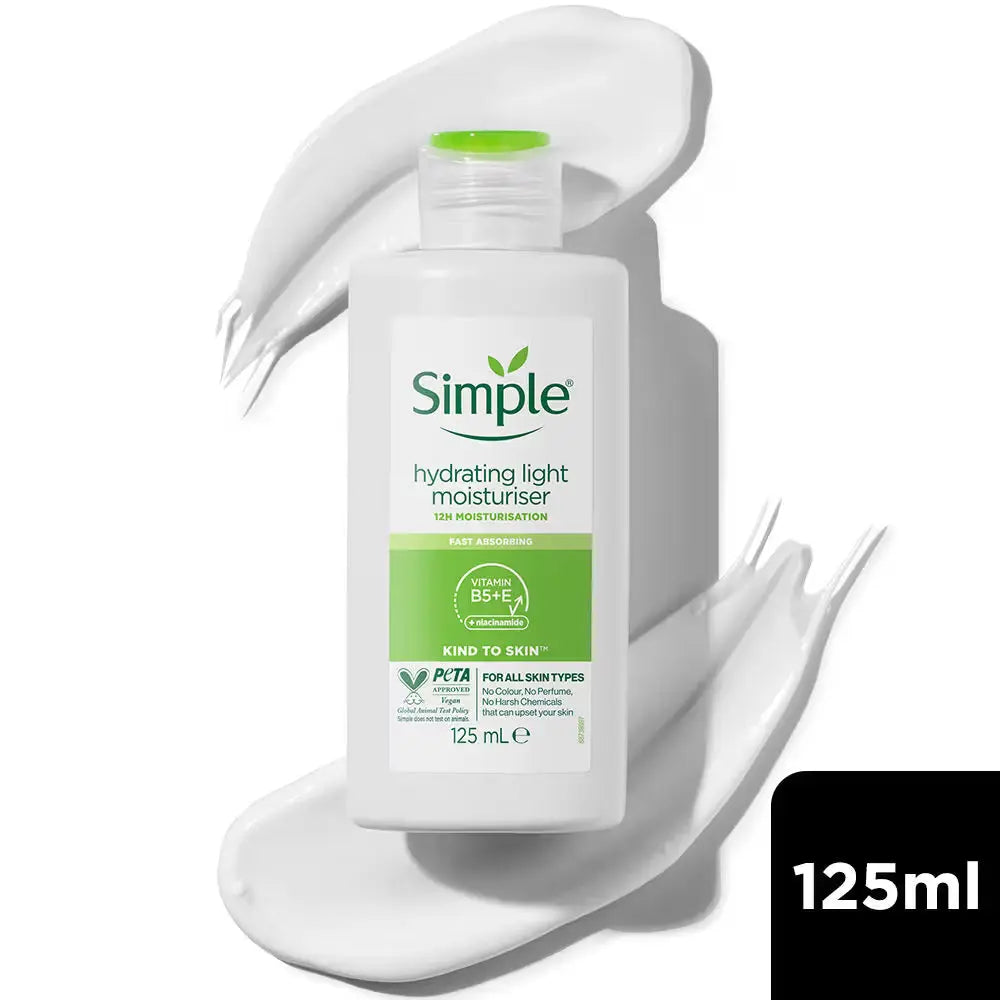 Kind To Skin Refreshing Facial Wash + Hydrating Light Moisturiser Simple