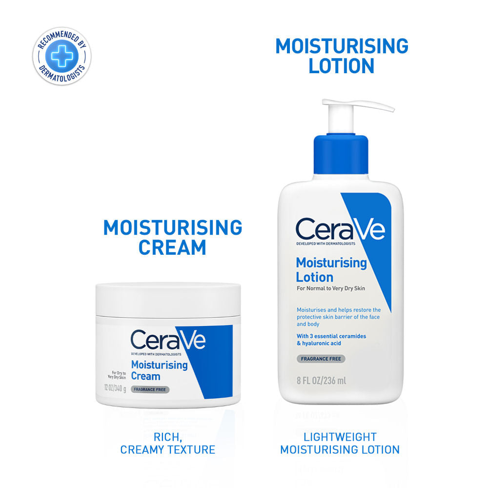 Moisturizer For Dry Skin, Barrier Repair Cream with Ceramides, Dermatologist recommended(340 g) CeraVe