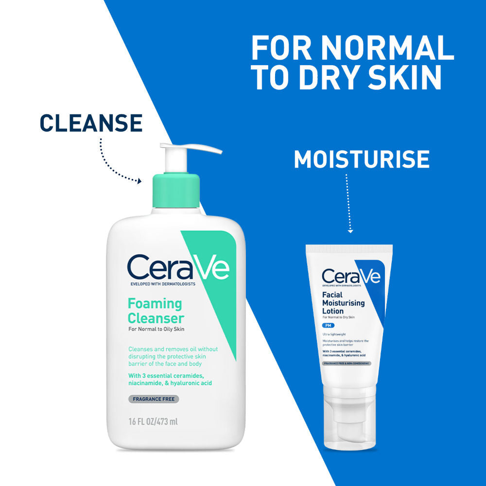 PM Facial Moisturizer Lightweight Night Cream with Ceramides, Niacinamide & Hyaluronic Acid(50 g) CeraVe