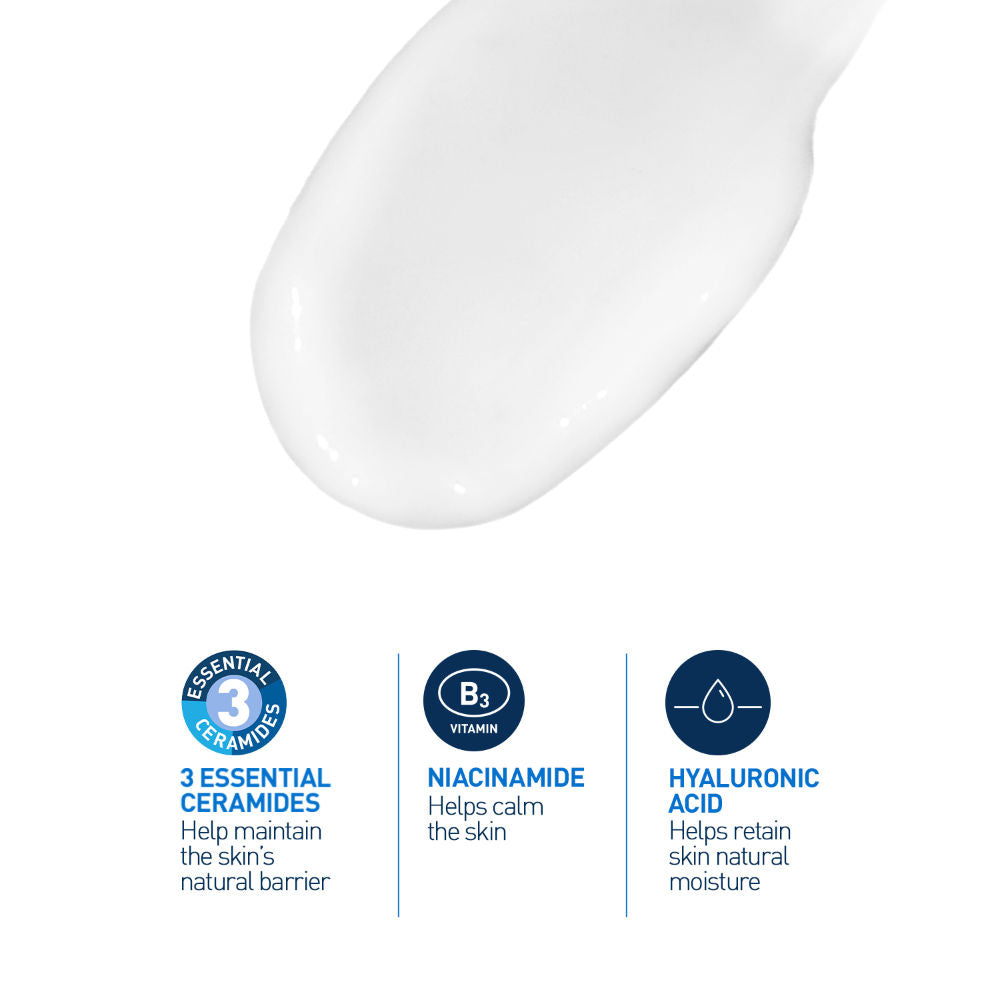 PM Facial Moisturizer Lightweight Night Cream with Ceramides, Niacinamide & Hyaluronic Acid(50 g) CeraVe