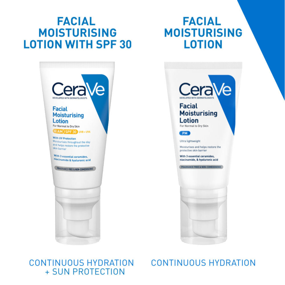 AM Facial Moisturizer With Sunscreen SPF 30 UVB + UVA, Dermatologist Recommended Day Cream(50 g) CeraVe
