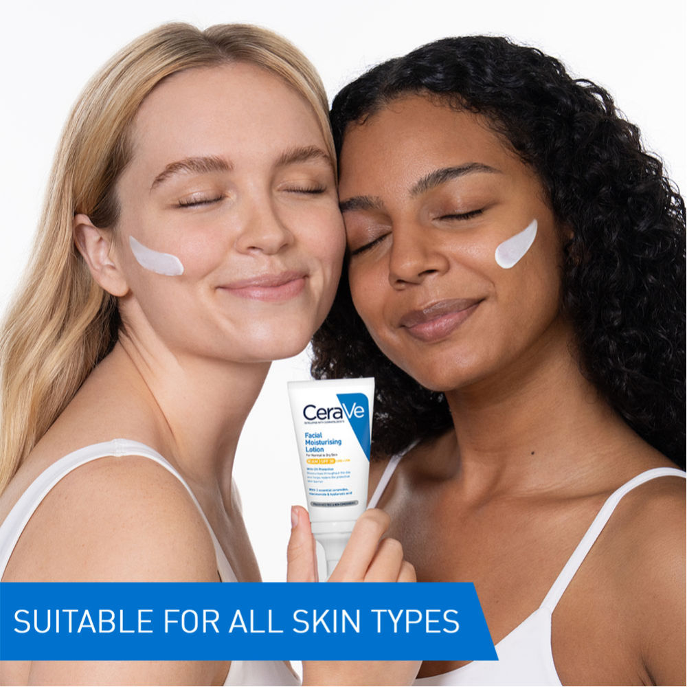 AM Facial Moisturizer With Sunscreen SPF 30 UVB + UVA, Dermatologist Recommended Day Cream(50 g) CeraVe