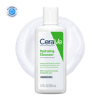 Hydrating Cleanser Non-Foaming Face Wash for Dry Skin with Ceramides & Hyaluronic Acid(88ml) CeraVe