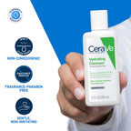 Hydrating Cleanser Non-Foaming Face Wash for Dry Skin with Ceramides & Hyaluronic Acid(88ml) CeraVe