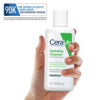 Hydrating Cleanser Non-Foaming Face Wash for Dry Skin with Ceramides & Hyaluronic Acid(88ml) CeraVe