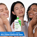 Hydrating Cleanser Non-Foaming Face Wash for Dry Skin with Ceramides & Hyaluronic Acid(88ml) CeraVe