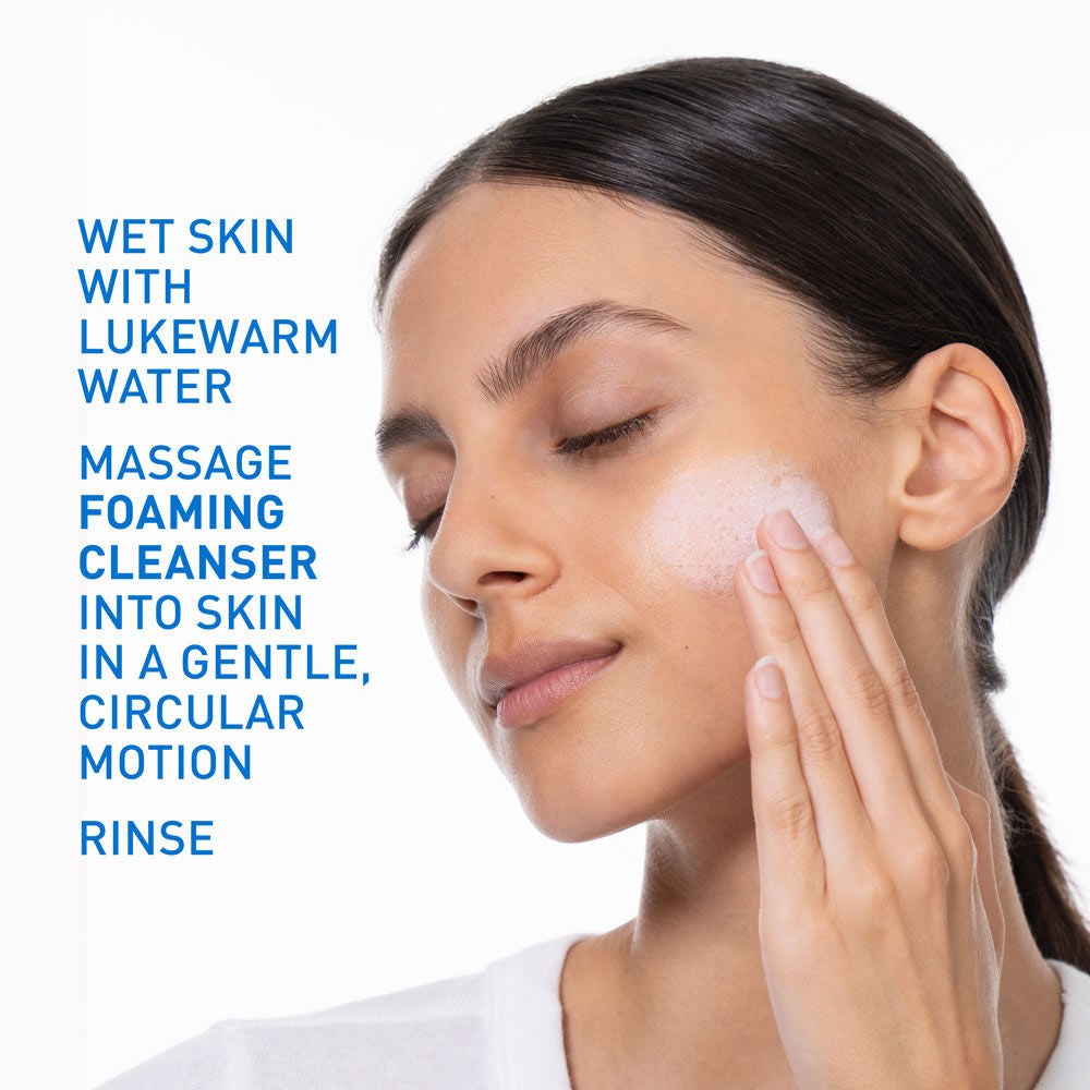 Foaming Cleanser Face Wash For Oily Skin with Hyaluronic Acid, Ceramides & Niacinamide(88ml) CeraVe