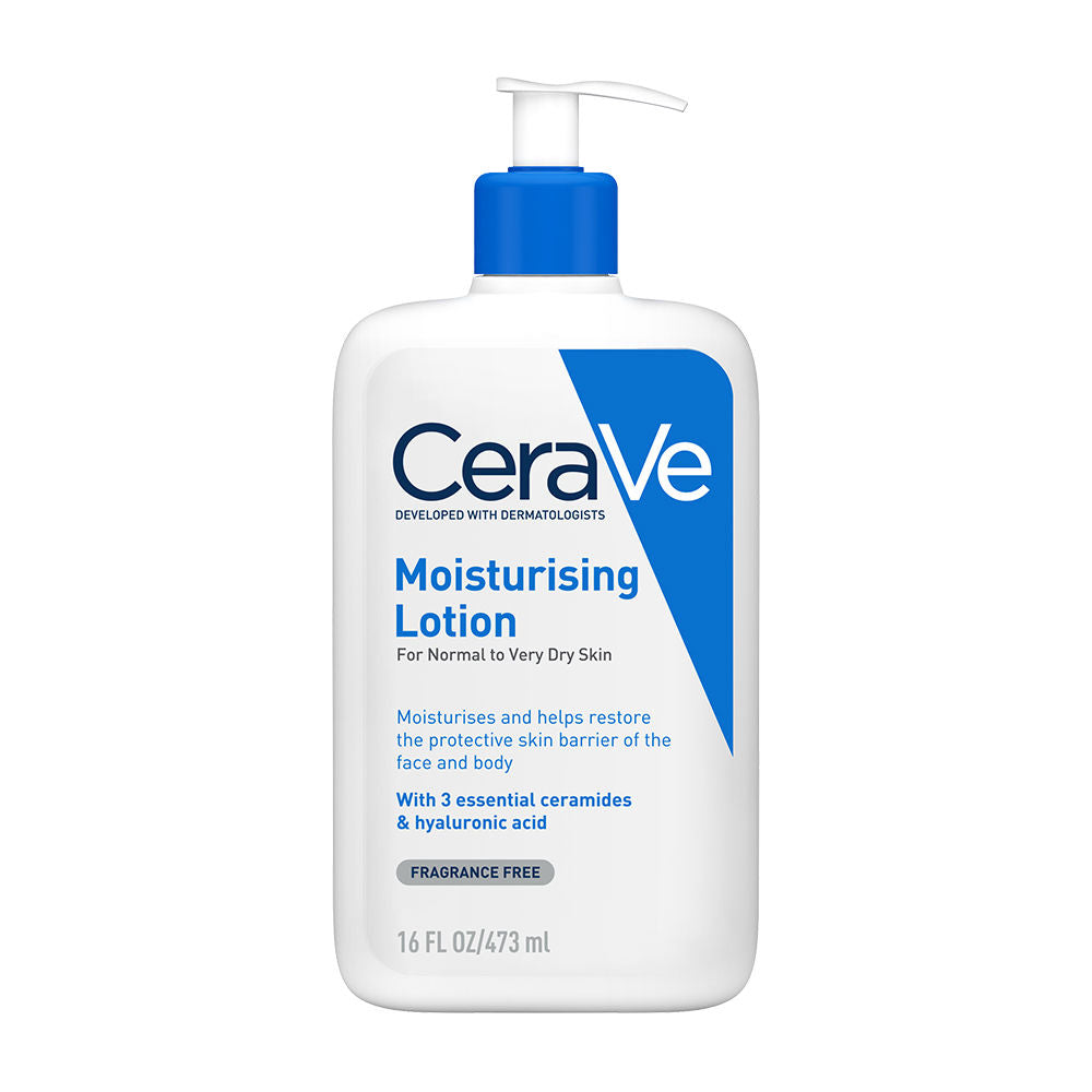 Moisturizing Lotion for Normal to Dry Skin with Ceramides & Hyaluronic Acid(473ml) CeraVe