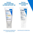 AM Facial Moisturizier With Sunscreen SPF 50 UVB + UVA, Dermatologist Recommended Day Cream(52ml) CeraVe