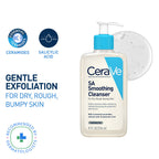 SA Smoothing Cleanser For Dry, Rough & Bumpy Skin, Face wash with Salicylic Acid & Ceramides(236ml) CeraVe