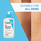 SA Smoothing Cleanser For Dry, Rough & Bumpy Skin, Face wash with Salicylic Acid & Ceramides(236ml) CeraVe