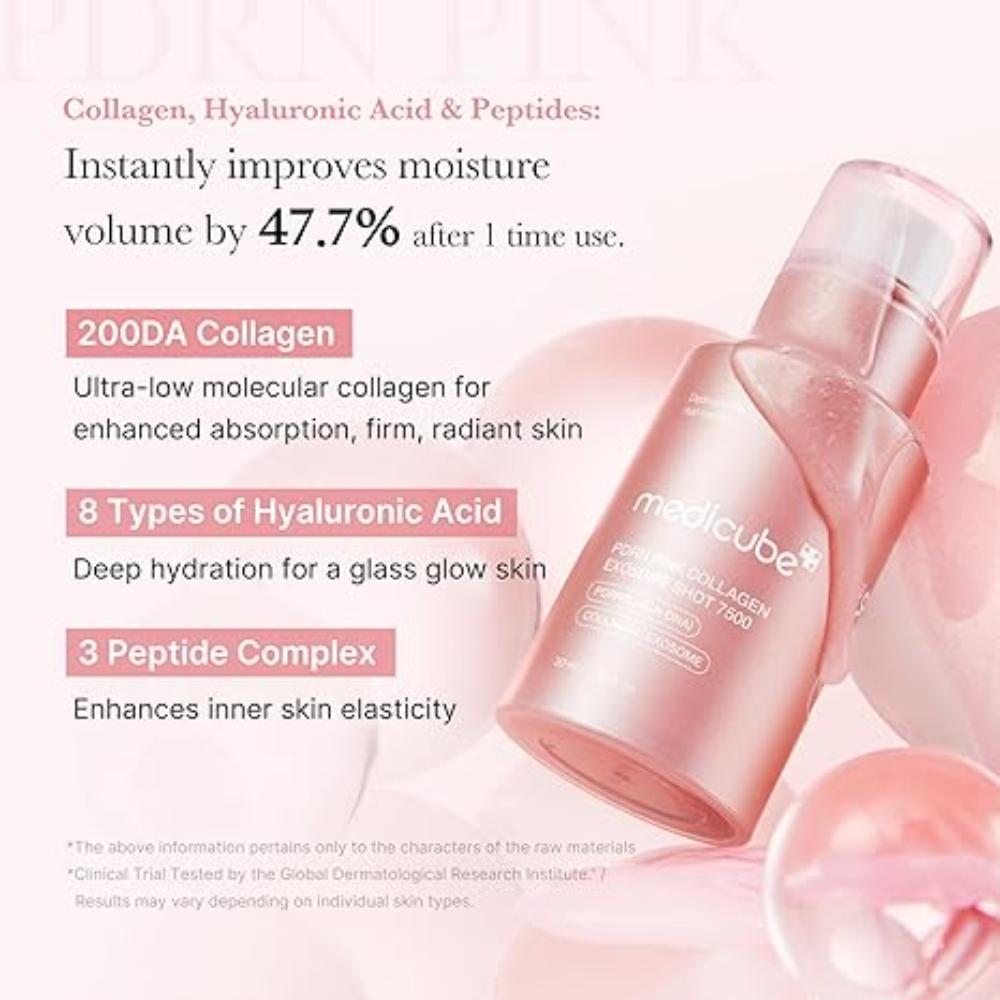 PDRN Pink Collagen Exosome Shot 7500 Serum(30ml) Medicube