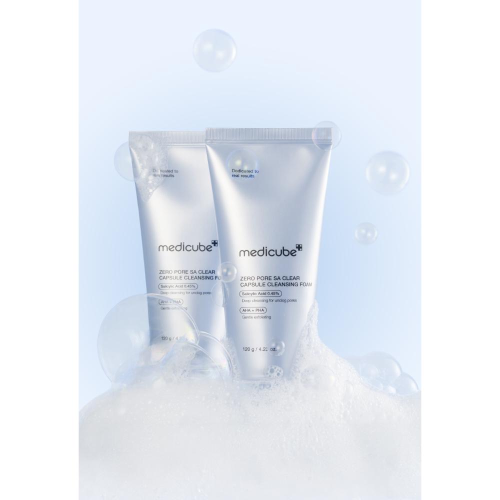 Zero Pore SA Clear Capsule Cleansing Foam(120g) Medicube