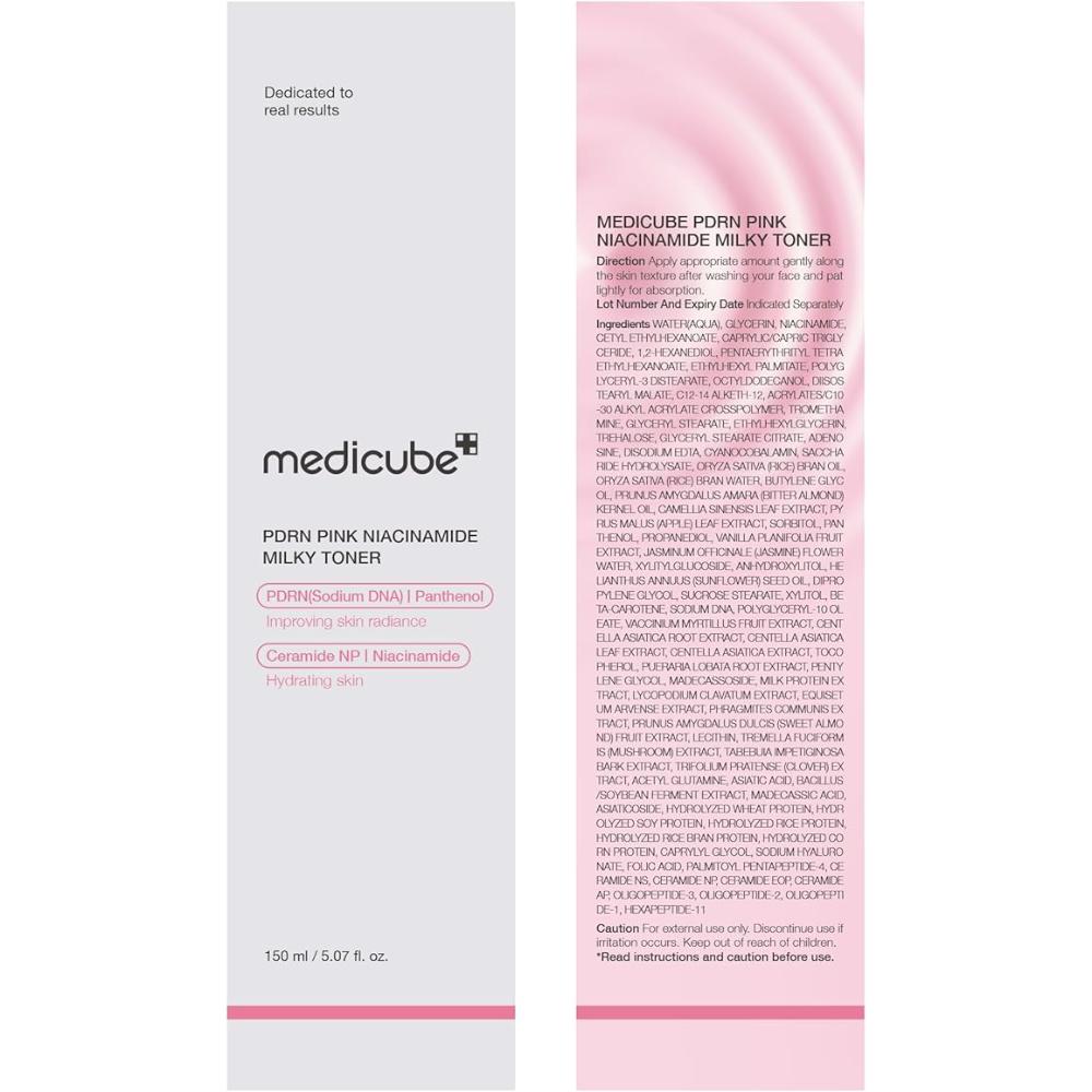 PDRN Pink Niacinamaide Milky Toner(150ml) Medicube