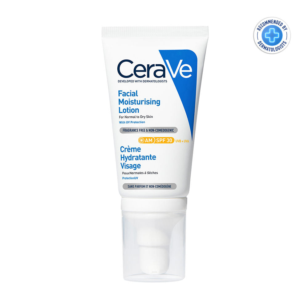 AM Moisturizing Lotion with SPF 30 & Night Cream - Day & Night Moisturizer Combo(2 pcs) CeraVe