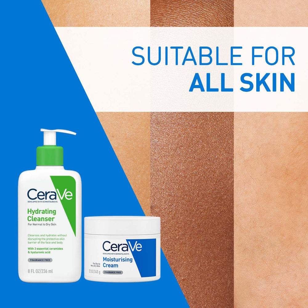 Facewash & Moisturizer Combo with Ceramides - Daily Skincare Routine for Normal To Dry Skin(2 pcs) My Brand Hub