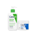 Facewash & Moisturizer Combo with Ceramides - Daily Skincare Routine for Normal To Dry Skin(2 pcs) My Brand Hub