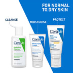 Morning Skincare Combo of Facewash, Moisturizer, SPF 50- Routine for Normal To Dry Skin CeraVe
