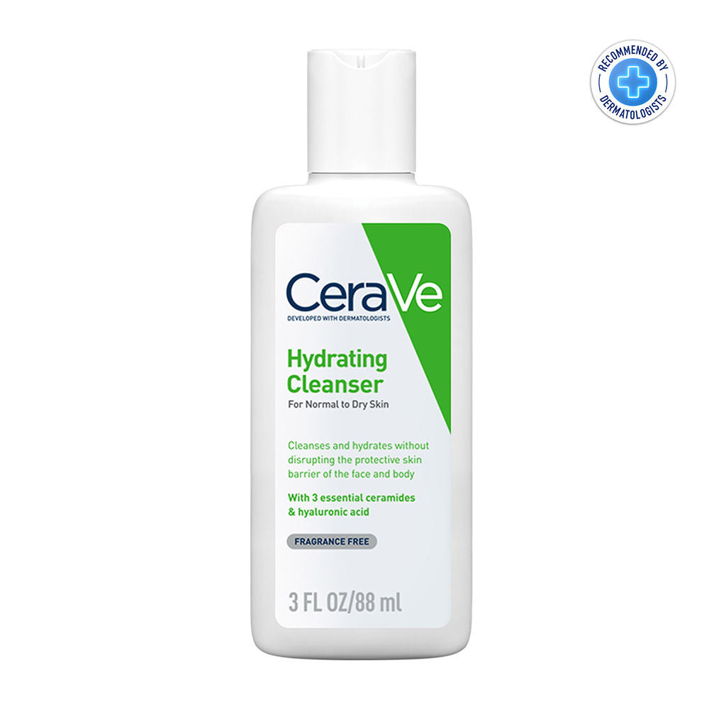Morning Skincare Combo of Facewash, Moisturizer, SPF 50- Routine for Normal To Dry Skin CeraVe