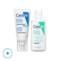 Oil Control Gel Moisturizer & Foaming Face wash, Skincare Combo for Oily & Combination Skin CeraVe